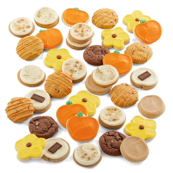 Cheryl's Cookies Fall Flavors of the Season Cookie Gift Box, 36 Individually Wrapped Cookies