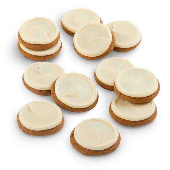 Cheryl's Cookies® &nbsp;Gingerbread Cookie Flavor Box, Buttercream-Frosted, Individually Wrapped, Gourmet, & Fresh Delivery – Christmas Gingerbread Cookies, Holiday Dessert, Gift for Friends, Family,