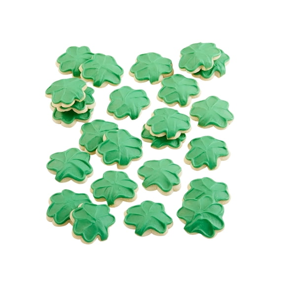 Cheryl's Cookies Shamrock Cookies, with 24 Buttercream-Frosted Sugar Cookies, Individually Wrapped, St. Patrick's Day Gift for Loved Ones, Family, Friends, Coworkers