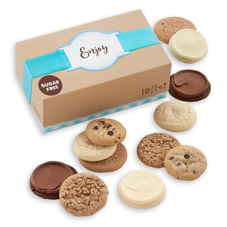 Cheryl's Cookies Sugar-Free Cookie Gift Box, 12 Cookies