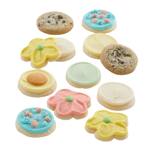 Cheryl's Cookies Summer Flavors Buttercream Frosted Gourmet Assorted Cookies Gift Box, 12 Premium Cookies