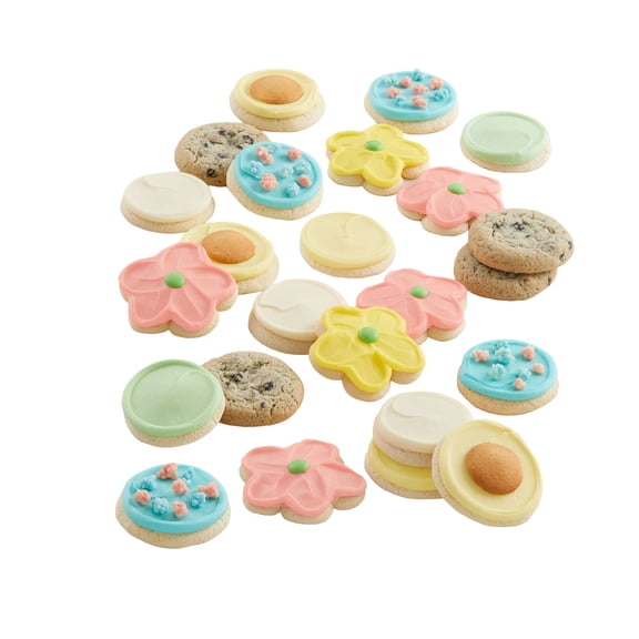 Cheryl's Cookies Summer Flavors Buttercream Frosted Gourmet Cookie Assortment, 24 Premium Cookies Gift Box
