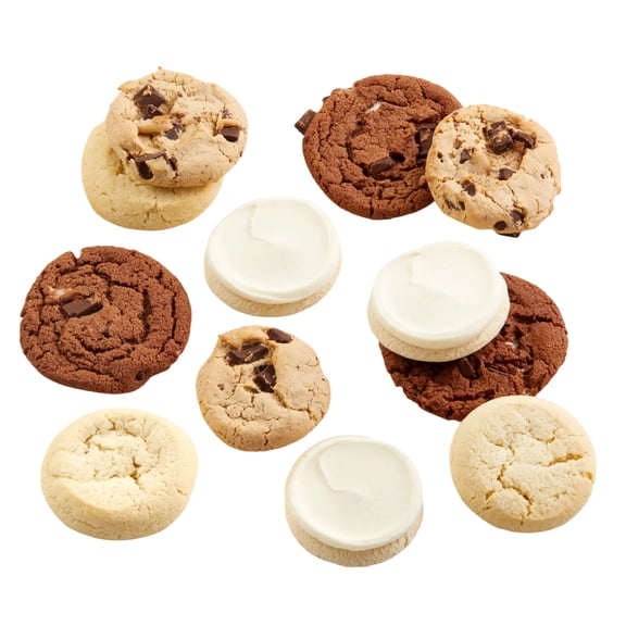 Cheryl's Cookies Vegan Cookies, Plant Based, with 12 Sugar, Chocolate Chip, Marshmallow Chocolate & Frosted Cookies, Kosher, Non GMO, Individually Wrapped Gift for Loved Ones,, Friends, Family,