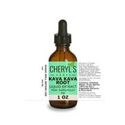Cheryls Herbs Kava Kava Root (Piper Methysticum) Liquid Extract - Supports Nervous System Health