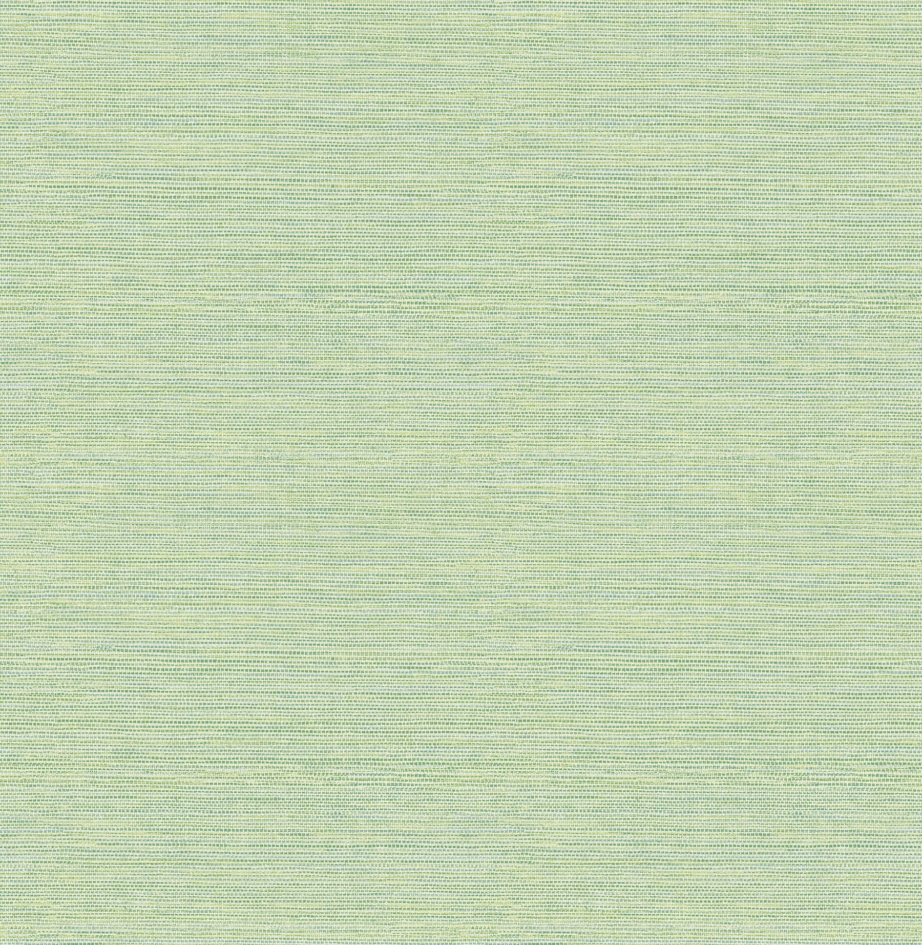 Agave Green Faux Grasscloth Non-Pasted Washable Wallpaper