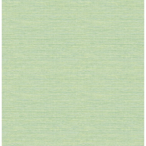 Chesapeake Agave Green Faux Grasscloth Wallpaper