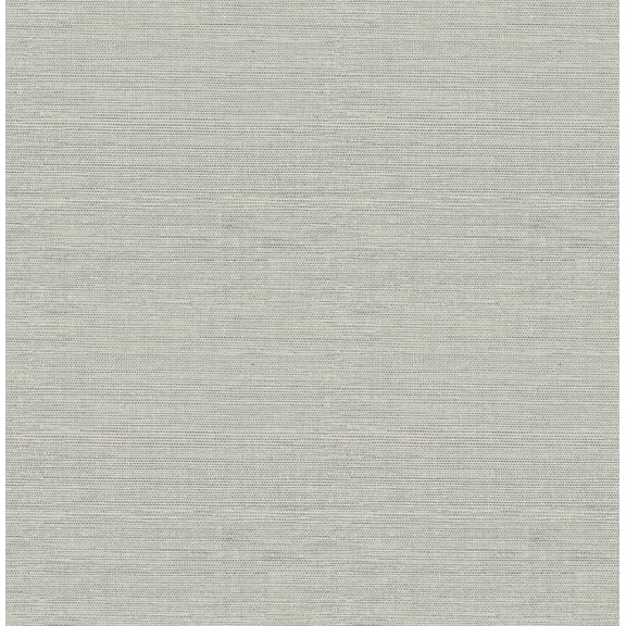 Chesapeake Agave Grey Faux Grasscloth Wallpaper