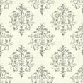 thumbnail image 1 of Chesapeake Arronsburg Ivory Damask Wallpaper, 1 of 3