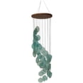 thumbnail image 1 of Chesapeake Bay 10619 Capiz Shell Turquoise Wind Chime 29 Inches Long, 1 of 2
