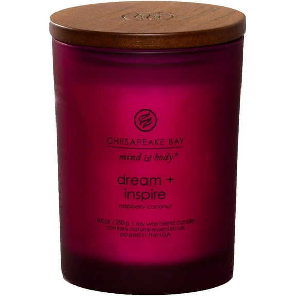 Scented Candle, Water Lily Pear Fragrance, 50 Hour Burn Time, Warming Decorative Soy Wax Blend