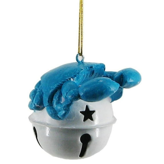 Chesapeake Bay Blue Crab On A Bell Hanging Ornament