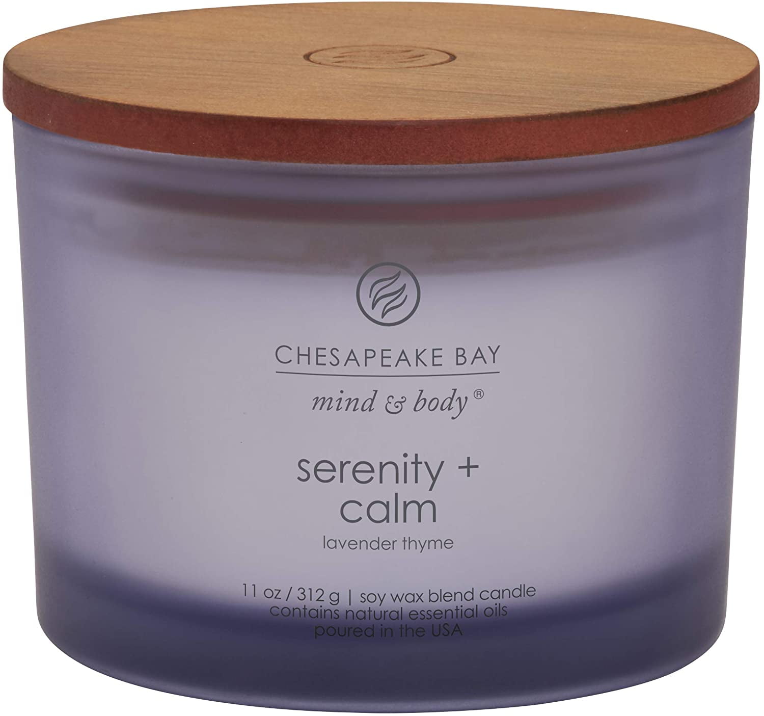 Lavender Thyme Serenity 3-Wick Soy Jar Candle, 11 oz