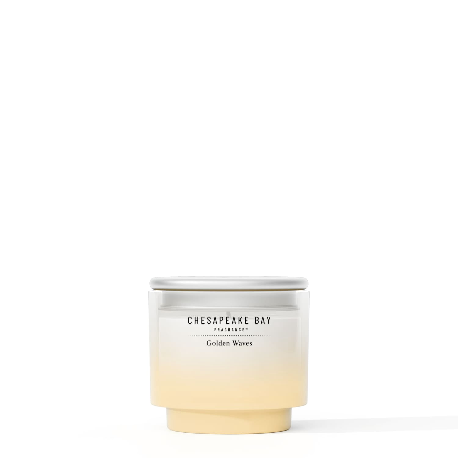 Chesapeake Bay Candle 4.5oz | Golden Waves Scent |Exclusive Mood Evoking Fragrance |Sea Glass-Inspired Jar | Premium Soy Blend Wax with Essential Oils | Coastal Fragrance for Home Décor or Gifting
