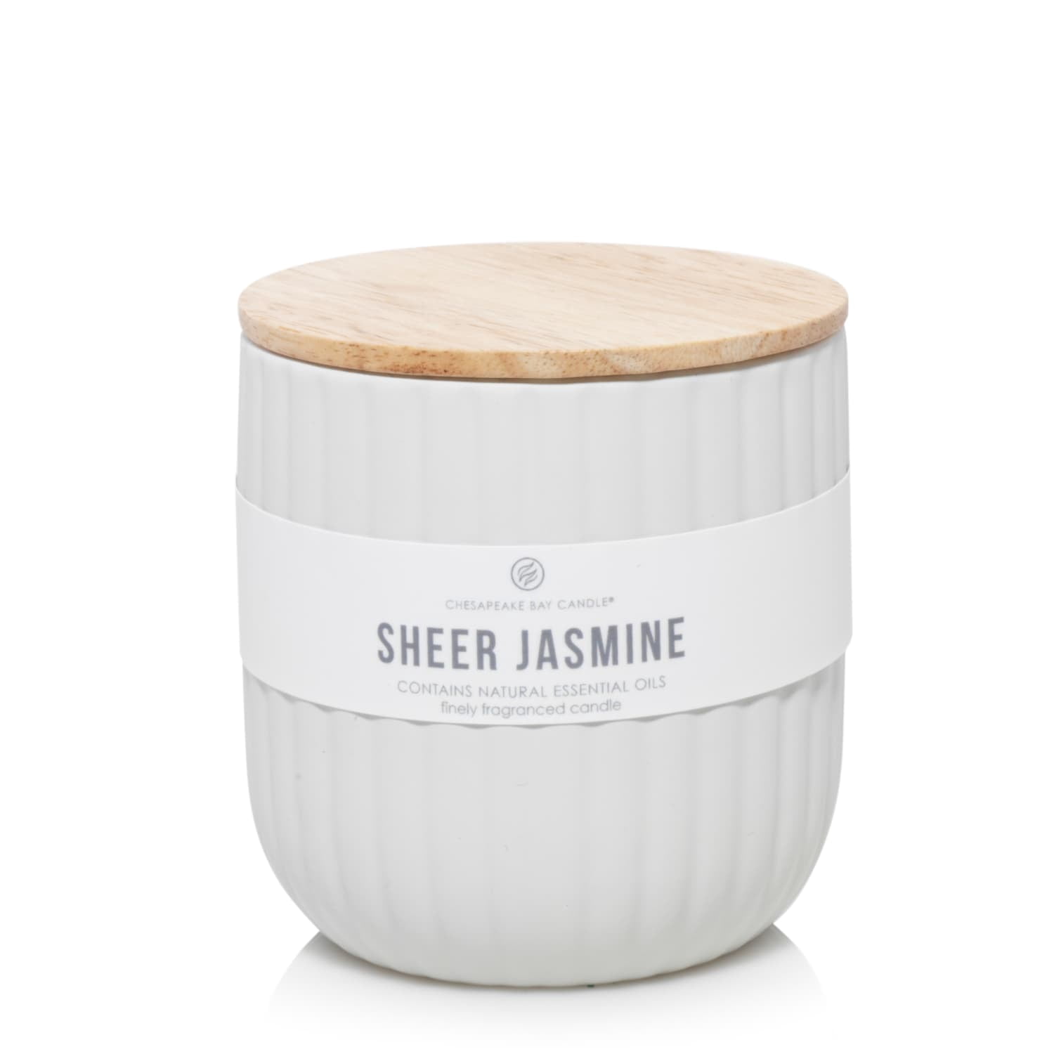 Chesapeake Bay Medium Jar Candles Duo - Cashmere Jasmine & Lavender Thyme | Soy Wax, Essential Oils, Frosted Glass - View #3