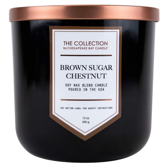 Chesapeake Bay Candle - The Collection - BROWN SUGAR CHESTNUT - 12oz Soy Wax 2-Wick Medium Candle