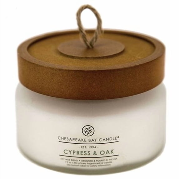 Chesapeake Bay Candles Heritage Cypress and Oak Glass Jar Candle