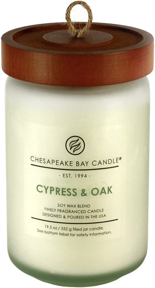 Chesapeake Bay Candles Heritage Cypress and Oak Glass Jar Candle
