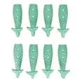 thumbnail image 1 of Chesapeake Bay Ltd Set of 8 Cast Iron Mermaid Tail Wall Hooks Green Nautical Coastal Decor, 1 of 10