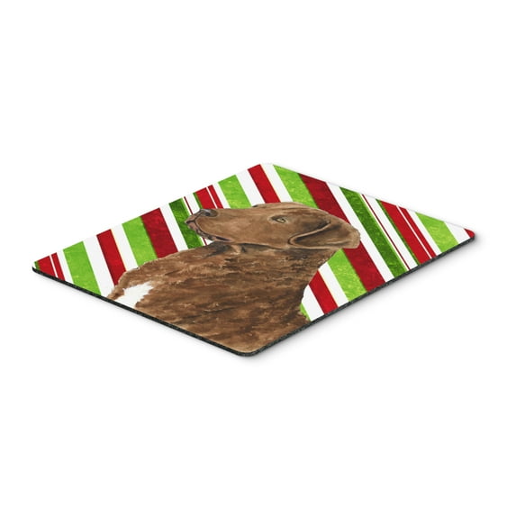 "Chesapeake Bay Retriever Candy Cane Holiday Christmas Mouse Pad Hot Pad or Trivet"