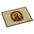 thumbnail image 1 of Carolines Treasures DAC2354JMAT 24 x 36 in. Unisex Dalmatian Christmas Flowers Doormat, 1 of 6