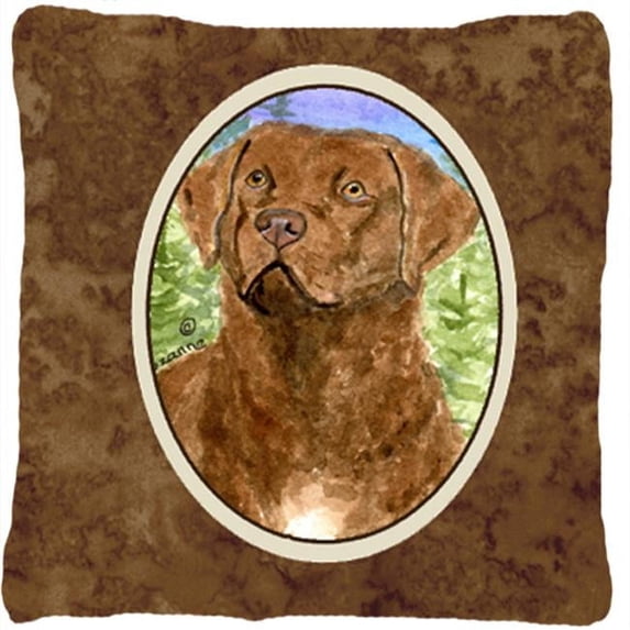 Chesapeake Bay Retriever Indoor & Outdoor Fabric Decorative Pillow