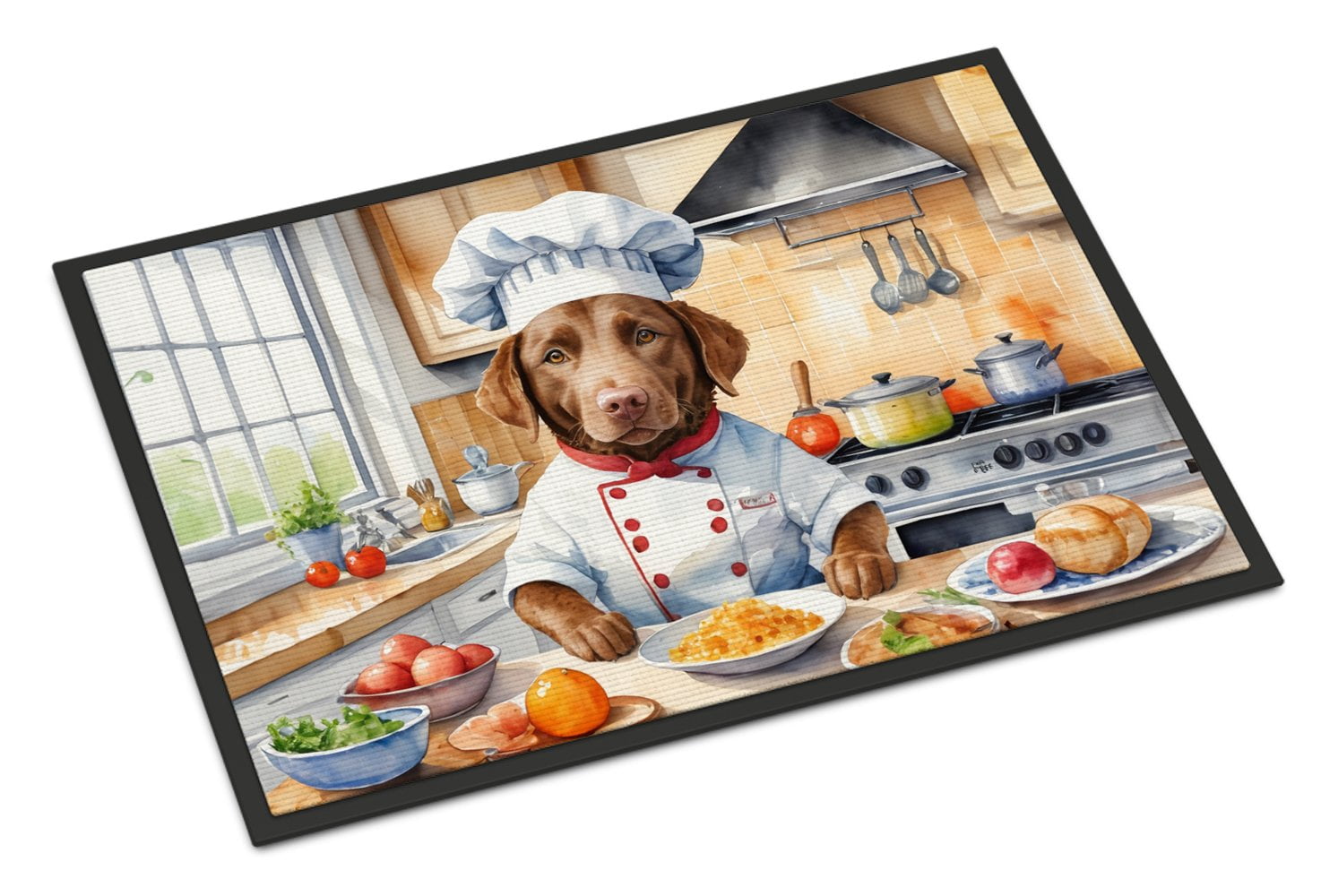Chesapeake Bay Retriever The Chef Doormat 36 in x 24 in