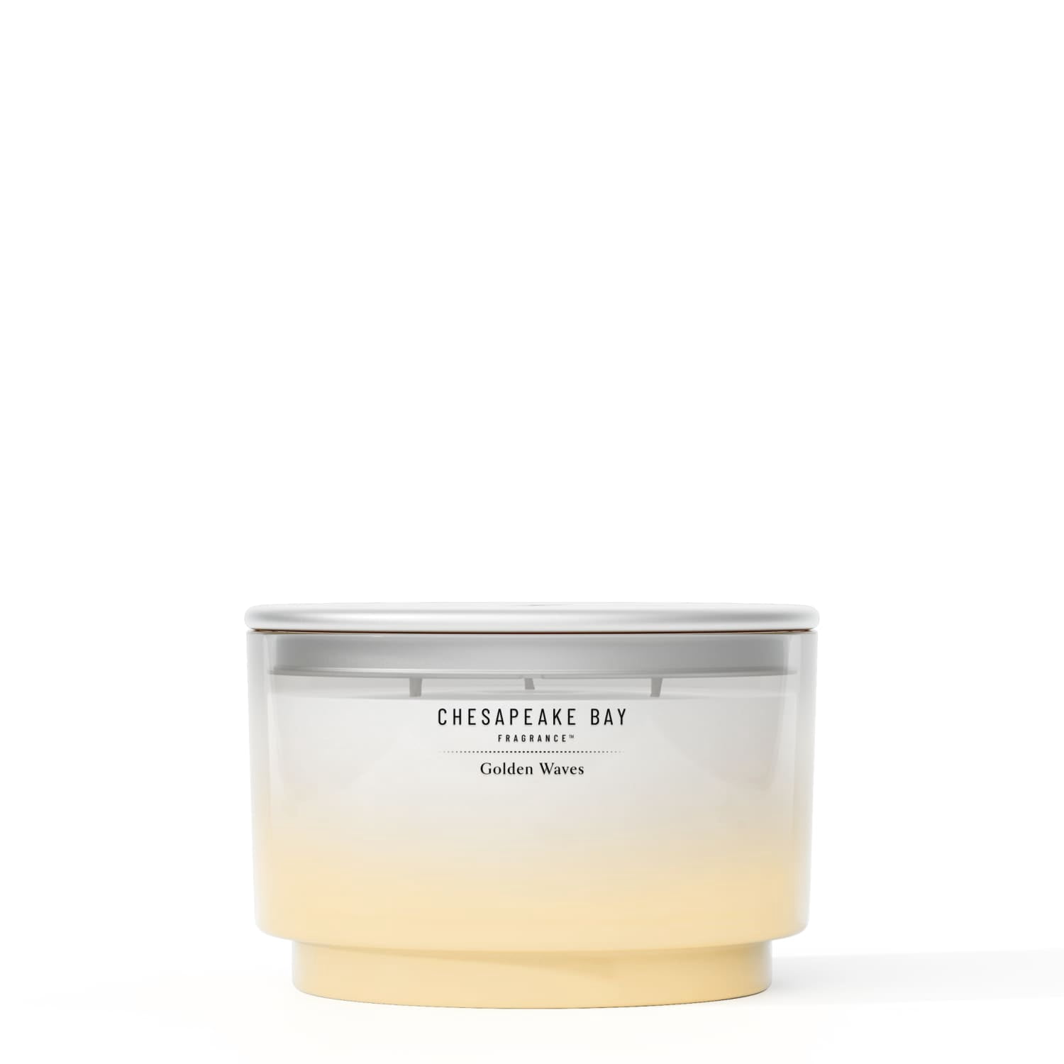 Chesapeake Bay Candle 14.5oz | Golden Waves Scent |Exclusive Mood Evoking Fragrance |Sea Glass-Inspired Jar | Premium Soy Blend Wax with Essential Oils | Coastal Fragrance for Home Décor or Gifting