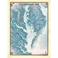 thumbnail image 1 of Chesapeake Bay Waterways Map Puzzle, 1 of 1