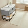 thumbnail image 1 of Chesapeake Bella Napoli Ivory Bath Runner (24" x60"), 1 of 1