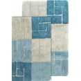 thumbnail image 1 of Chesapeake Berkeley 2pc Aquamarine Bath Rug Set (21"x34" & 24"x 40"), 1 of 7
