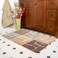 thumbnail image 1 of Chesapeake Berkeley 2pc Tan Washable Bath Rug Set (21"x34" & 24"x 40"), 1 of 9