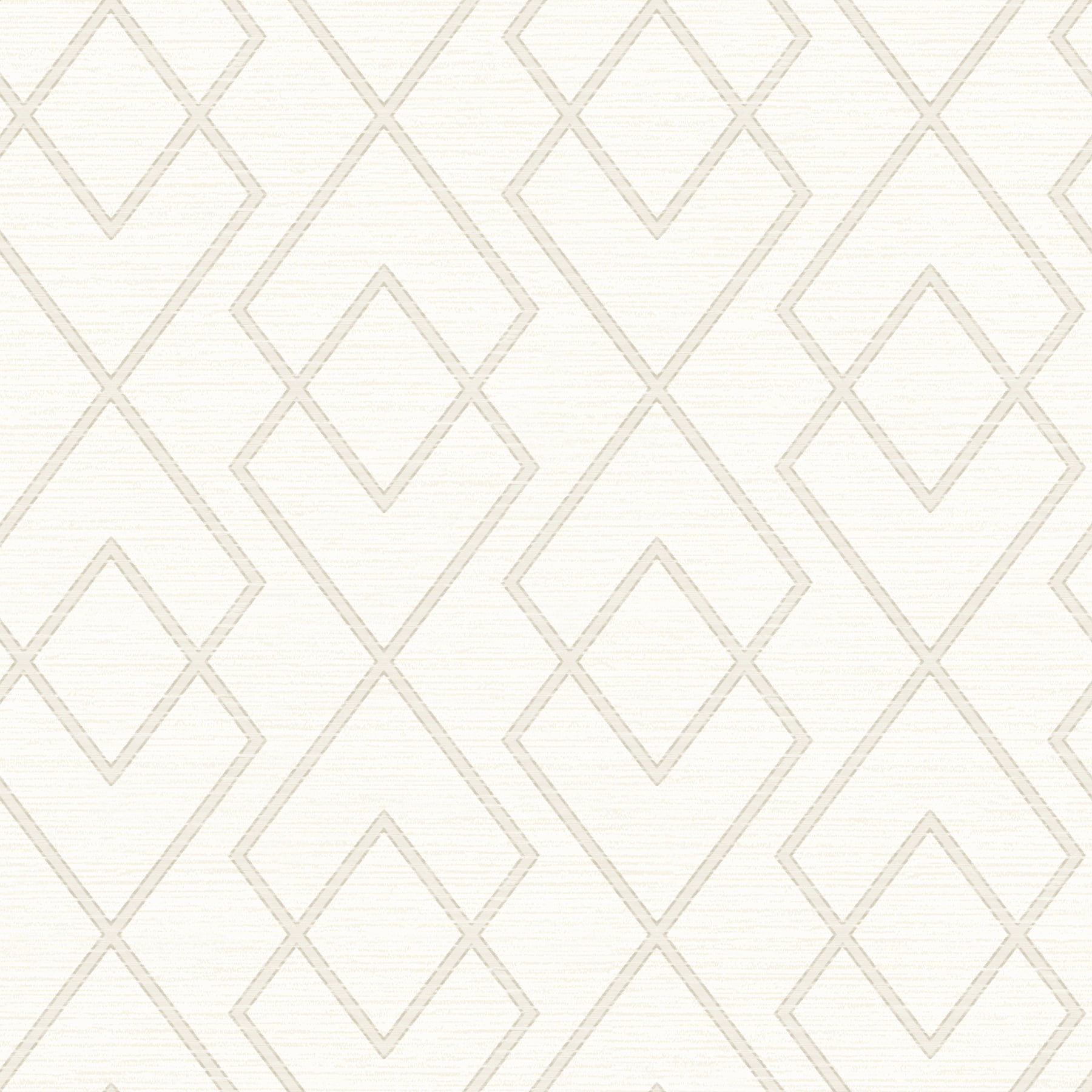 Chesapeake Blaze White Trellis Wallpaper