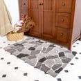 thumbnail image 1 of Chesapeake Boulder 2pc Grey Bath Rug Set (21"x34" & 24"x40"), 1 of 6