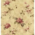 thumbnail image 1 of "Chesapeake CCB76304 Hydrangea Trail Wallpaper, Maroon", 1 of 2