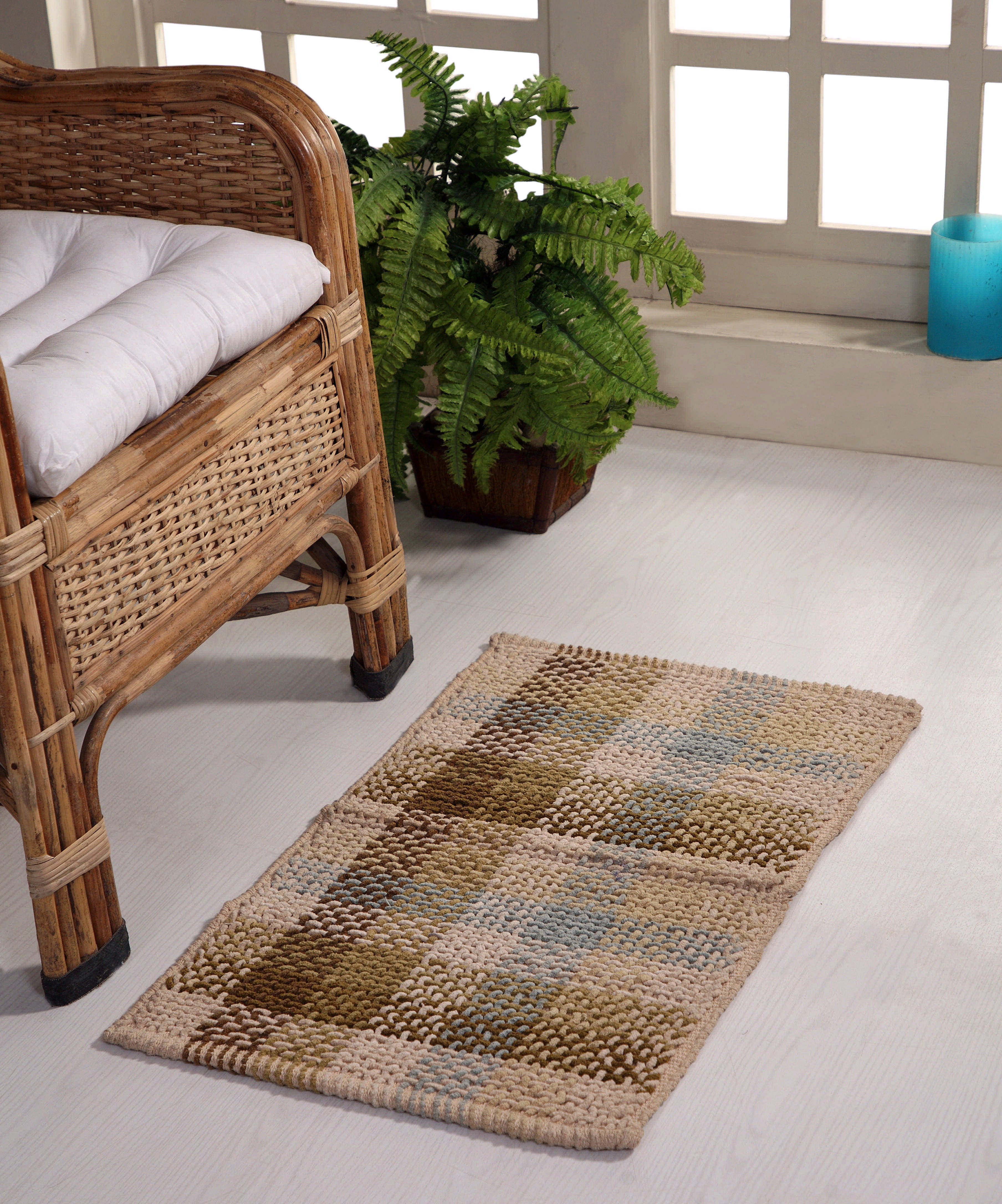 Chesapeake Carson Blue/Green Accent Rug (20