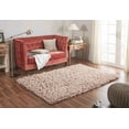 thumbnail image 1 of Chesapeake Comfy Shag Taupe Area Rug (5' x 7'), 1 of 6
