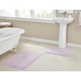 thumbnail image 1 of Chesapeake Crochet 2 piece Bath Rug Set - 21"X34" & 17"X24" -  Lavender Color, 1 of 1