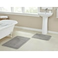 thumbnail image 1 of Chesapeake Crochet 2Pc Grey Bath Rug (21"X34" & 17"X24"), 1 of 1