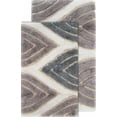 thumbnail image 1 of Chesapeake Davenport 2 Pc Bath Rug Set in Grey 21" x 34" & 24" x 40", 1 of 6