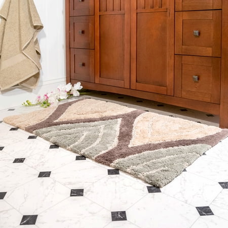 Chesapeake Davenport 2pc Tan Washable Bath Rug Set (21"x34" & 24"x 40")
