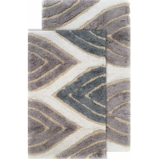 Chesapeake Merchandising Alloy Moroccan Tiles Grey 21 in. x 34 in