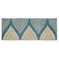thumbnail image 1 of Chesapeake Davenport Aquamarine Bath Runner (24"x60"), 1 of 2