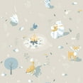thumbnail image 1 of Chesapeake Delia Black Kitty Unpasted Non Woven Wallpaper, 20.9-in by 33-ft, 57.5 sq. ft., 1 of 4