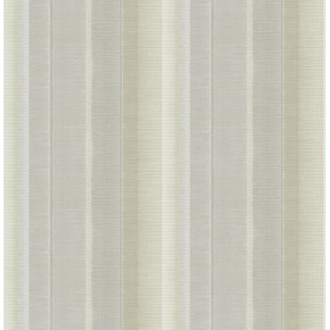 Chesapeake Flat Iron Silver Stripe Wallpaper, 20.5-in by 33-ft, 56.38 sq. ft.