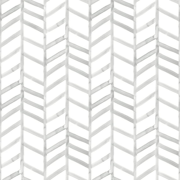 Chesapeake Fletching Grey Geometric Wallpaper