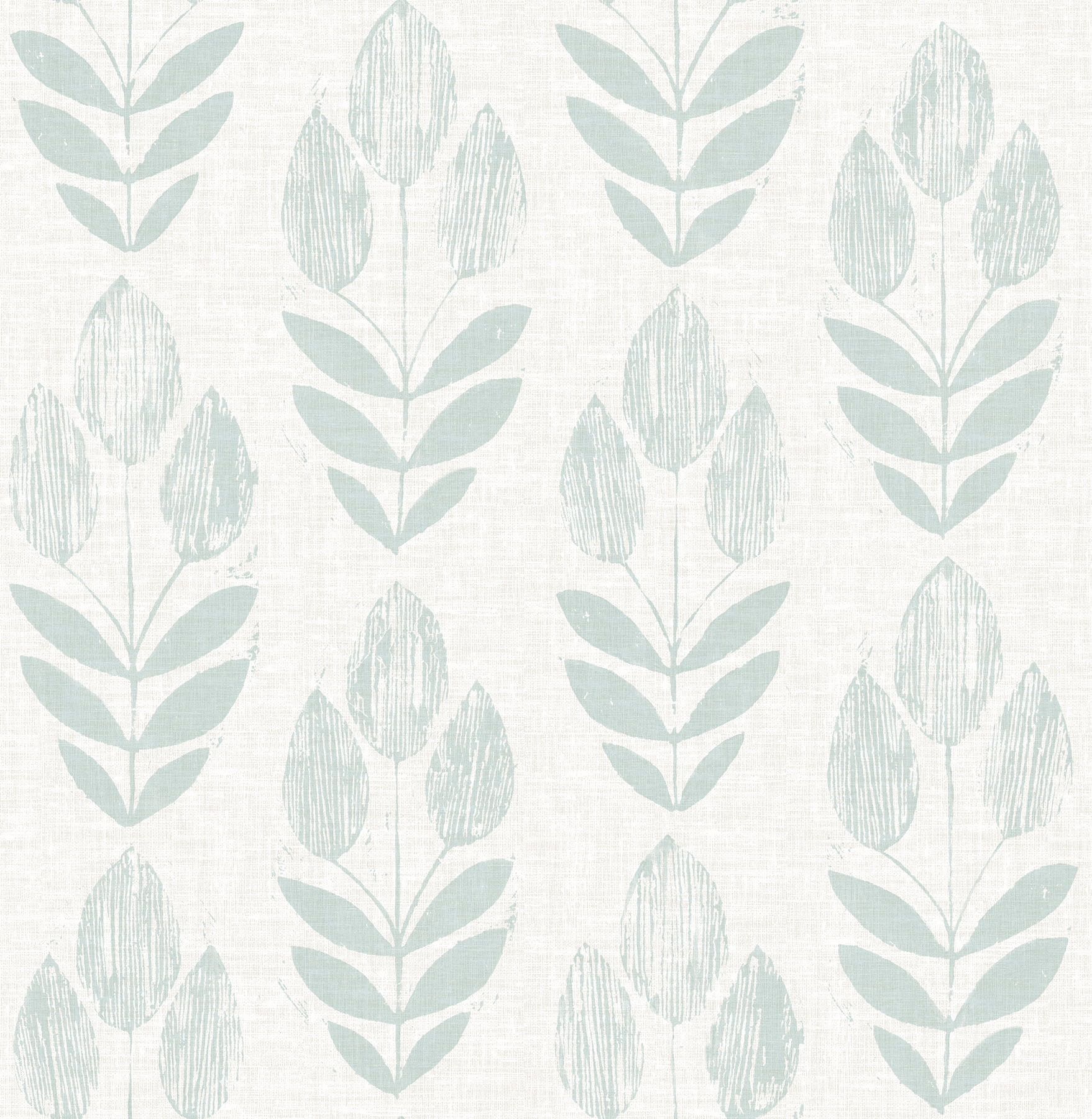Chesapeake Garland Teal Block Tulip Wallpaper