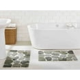 thumbnail image 1 of Chesapeake Geometric Grey Cotton Bath Rug, Non-Slip Backing (2 Count), 1 of 6