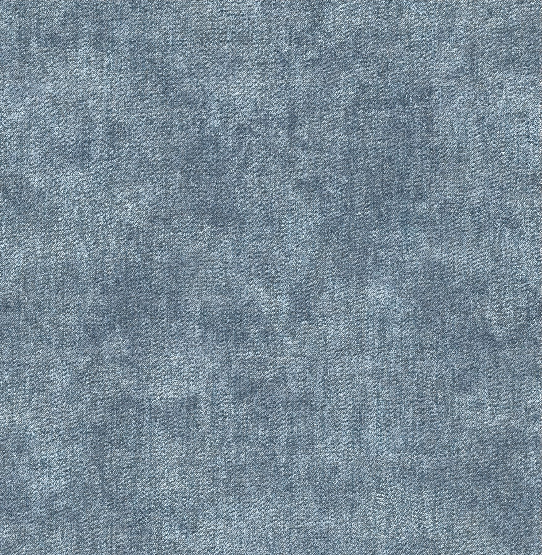 Chesapeake Gramercy Blue Linen Wallpaper