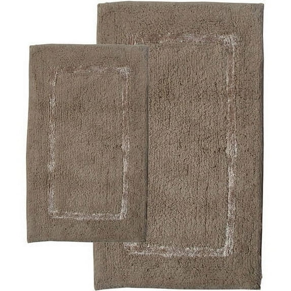 Chesapeake Greenville 2Pc. Sand Bath Rug Set (21"x34" & 17"x24")
