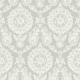 thumbnail image 1 of Chesapeake Helm Damask Taupe Floral Medallion Wallpaper, 1 of 4